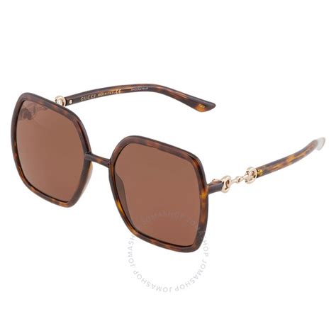 two tone gucci sunglasses|gucci brown square ladies sunglasses.